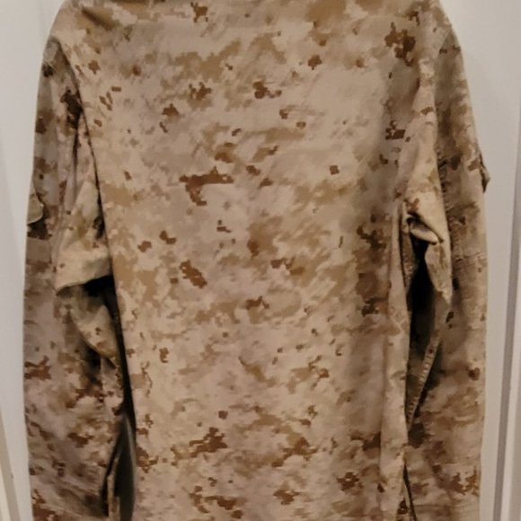 USMC Surplus Desert MARPAT Trousers & BDU Shirt medium small - Picture 5 of 16